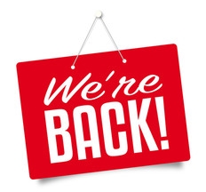 we are back sign.jpg